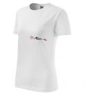 Tričko dámské barevné CLASSIC NEW (barva: bílá, Velikost oblečení: L) 